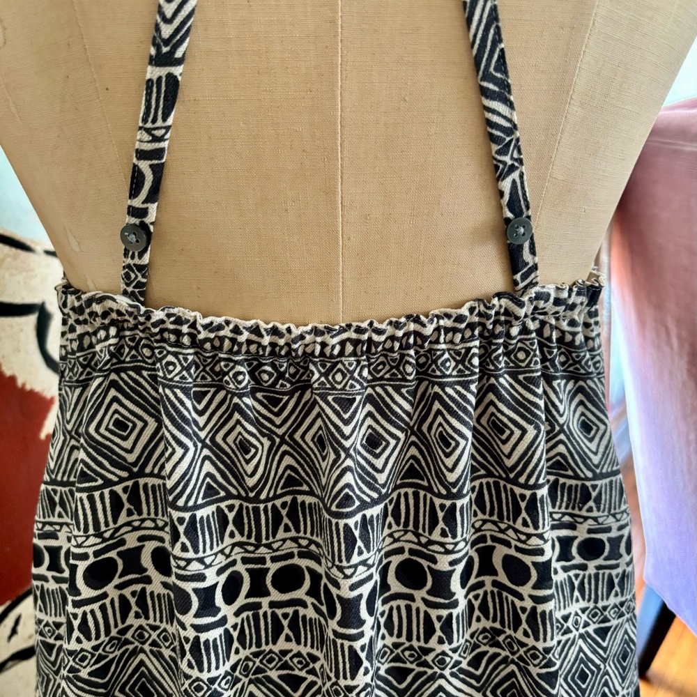 Vintage Japanese Halter Maxi Dress - Picture 6 of 9